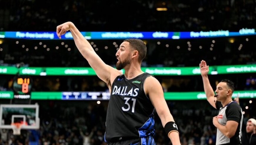 里程碑，克莱生涯三分数超越利拉德独享历史第四，身前是雷-阿伦