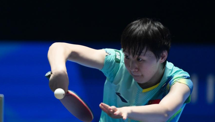 爆分鏖战！王曼昱14-12险胜张本美和 关键球心理战更胜一筹