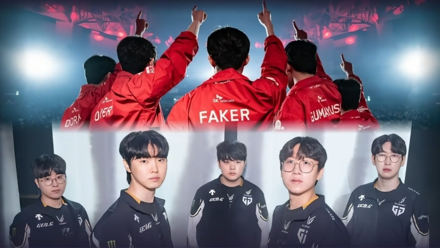 T1上演鸡蛋惨案，Ruler砍下五杀，Faker沦为背景板，下路全面崩盘