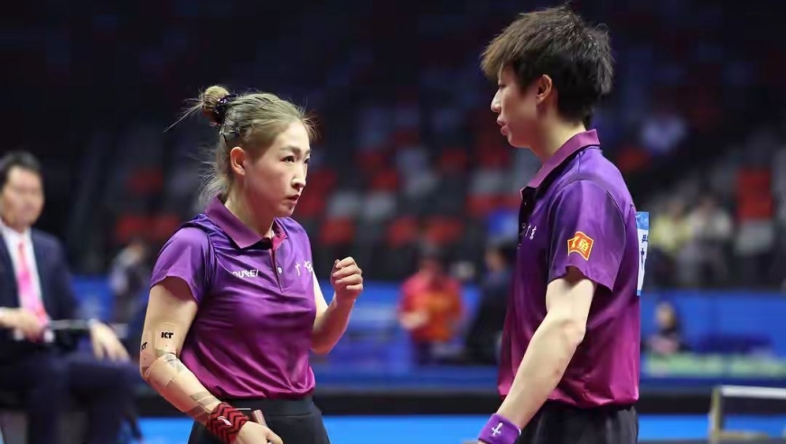 泪目！34岁国乒名将与30岁队友合作夺冠：全运会决赛连胜四局卫冕