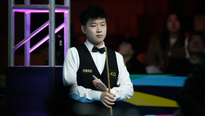 第七局单杆54分致胜 斯诺克国锦赛 赵心童6-1横扫斯佳辉