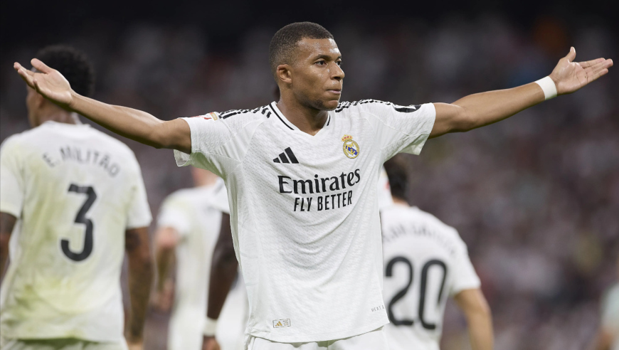 天神下凡！还原姆巴佩7分钟戴帽+逆天大四喜，皇马4-3奥林匹亚科斯