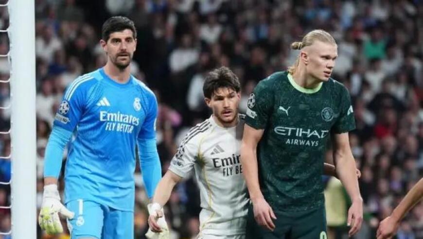 马卡：皇马发现哈兰德在定位球中很少头球，所以让居莱尔盯他