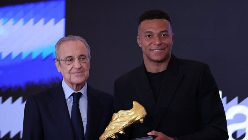 姆巴佩：这是我第一次获得欧洲金靴奖，希望明年还能再拿奖