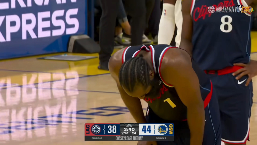 追分太快！快船轰出9-0瞬间追平 哈登声东击西上篮得分