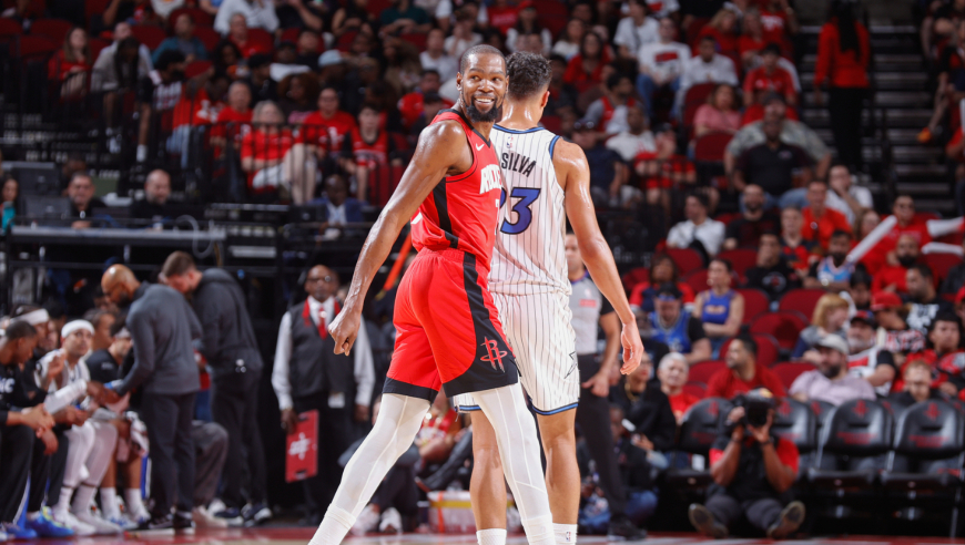 火箭魔术加时全收录：杜兰特拒绝挡拆关键跳投 魔术想1+3却玩脱手