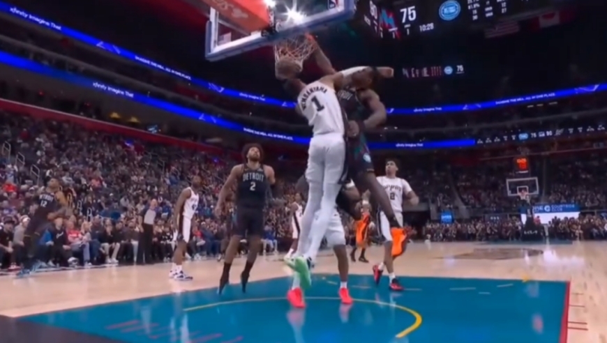 文班带队击败东部第一!马刺对阵活塞全场表现回顾