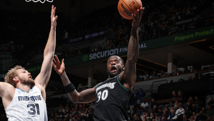 森林狼灰熊决胜3分钟：兰德尔致命失误葬送比赛 兰代尔关键三分逆转比赛