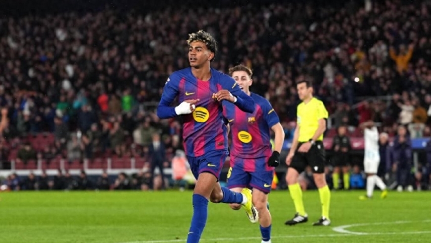 4-1！2亿天王闪耀，亚马尔独造2球，巴萨吊打弱旅，直通欧冠16强