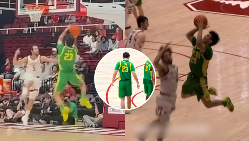 强硬！林葳不惧对抗碾压上篮，完全能匹配NCAA的强度