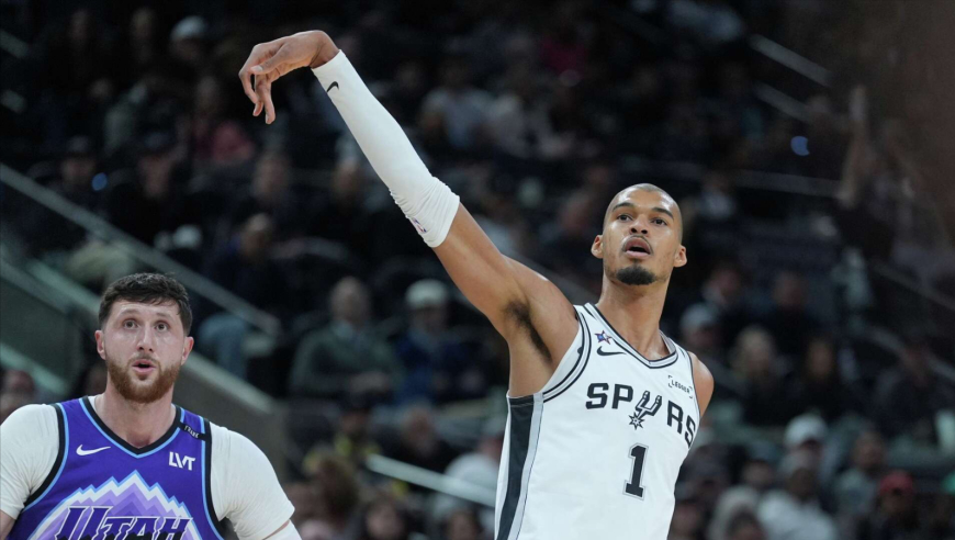 六脉神剑修成！文班亚马vs爵士33分集锦：7记三分化身无解炮台