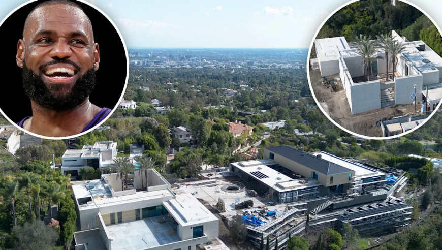 最新航拍！詹姆斯在建豪宅进度曝光：豪掷3700万美元买下地皮