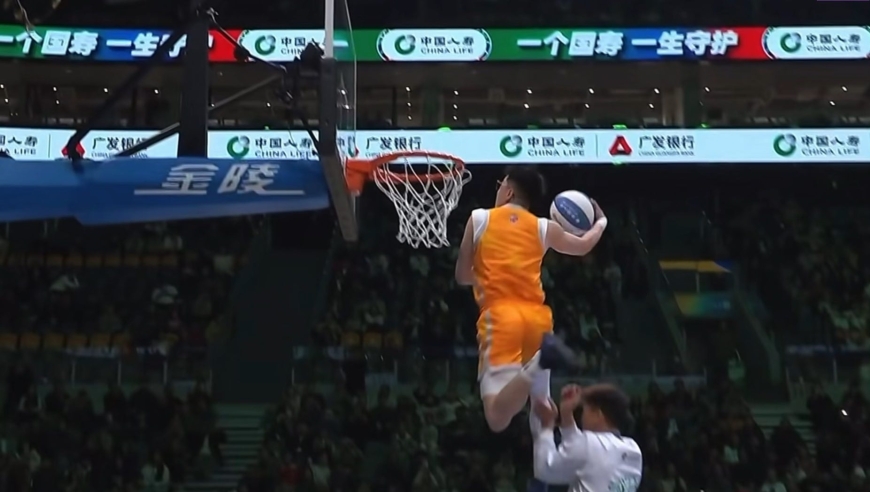 CBA全明星扣篮大赛预赛，名场面频出