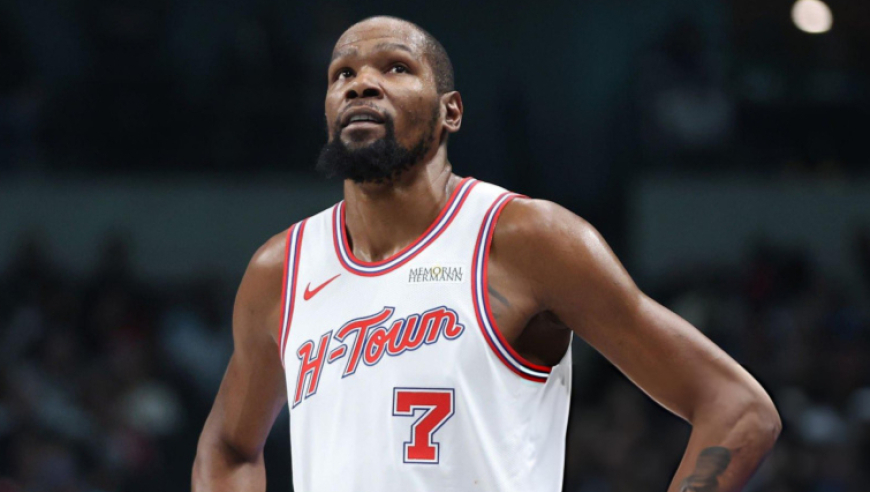 杜兰特空砍34+5+7+3帽！末节12分难救主 虽输球但正负值+15