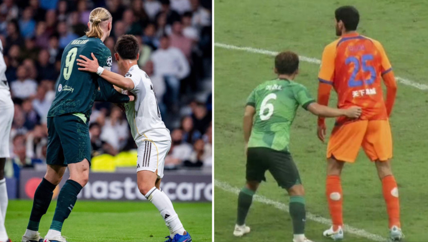 1米75居莱尔角球时防守1米95哈兰德引热议 京鲁球迷：这场面眼熟