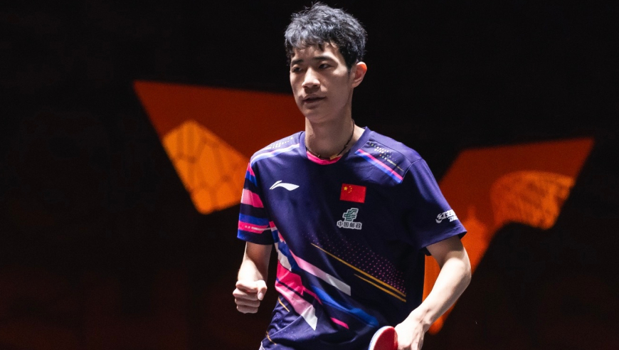 决胜局9比5领先！张本智和怒吼庆祝，谁知陈俊菘连得6分大爆冷