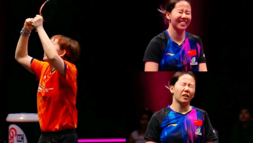欢呼！朱雨玲夺冠后高举双拳激动庆祝，36拍极限对决让陈幸同无奈的笑了