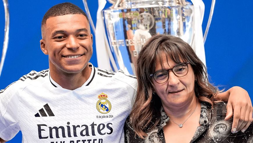 姆巴佩将30%收入分给母亲，后者年入450万欧超皇马8人