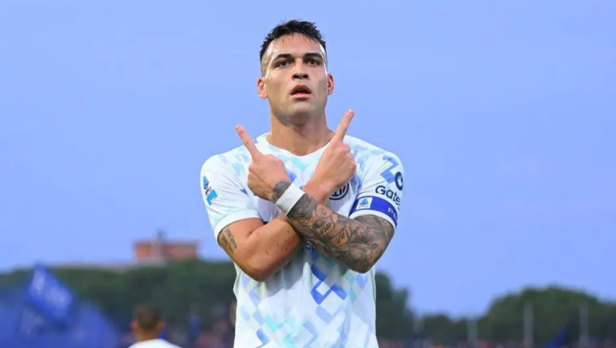 意甲：国米2-0客胜比萨 劳塔罗梅开二度 皮奥、巴雷拉送助攻