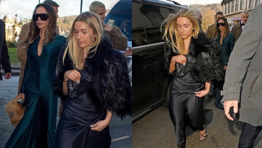 地狱厨神家千金大婚，14岁贝克汉姆女儿捧场，拿三万手包贵妇范