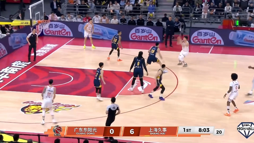 主场这么拉？广东主场对决上海 开场直接被打12比2一波流