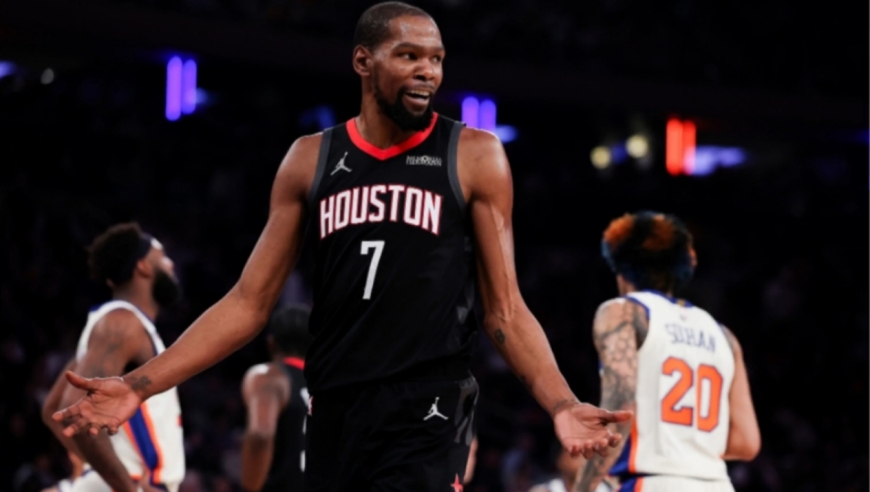 慢镜还原火箭尼克斯决胜时刻，布伦森关键中投，杜兰特丢超远绝杀