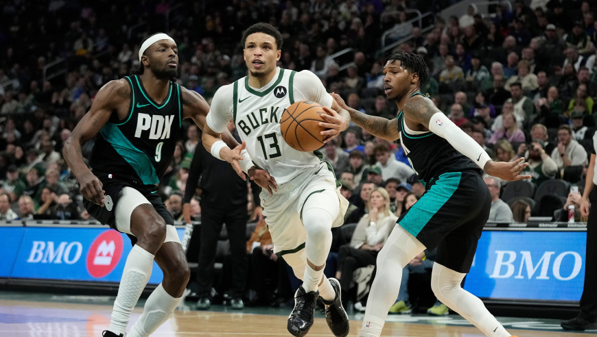 杨瀚森0分1犯！开拓者送雄鹿5连败 格兰特35分克林根14+12