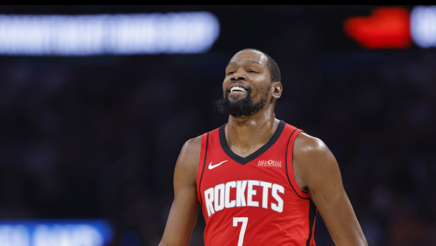 两连胜！杜兰特31分，巴恩斯英格拉姆各砍60分，火箭击败猛龙