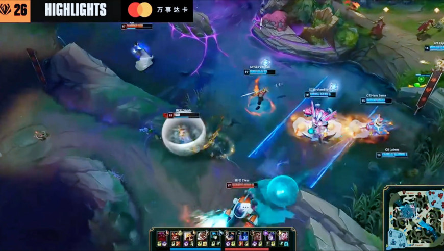 G2第二局：BFX未能把握巨大优势，G2上野强硬发挥拿下赛点