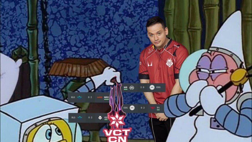 G2用派大星难绷表情包调侃CN赛区战绩：赢了0张图啊