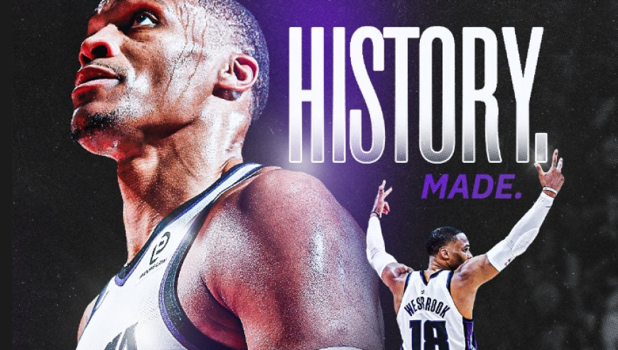 控卫历史第一，威少生涯第26711分！库里26103分，魔术师17707分，欧文和纳什呢？