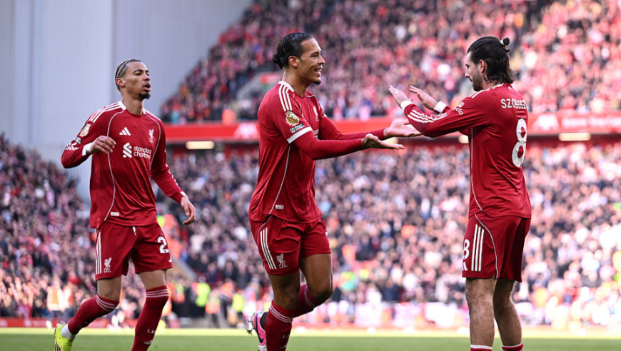 4连胜！英超：利物浦5-2西汉姆升第5 角球造3球 埃基蒂克1射2传