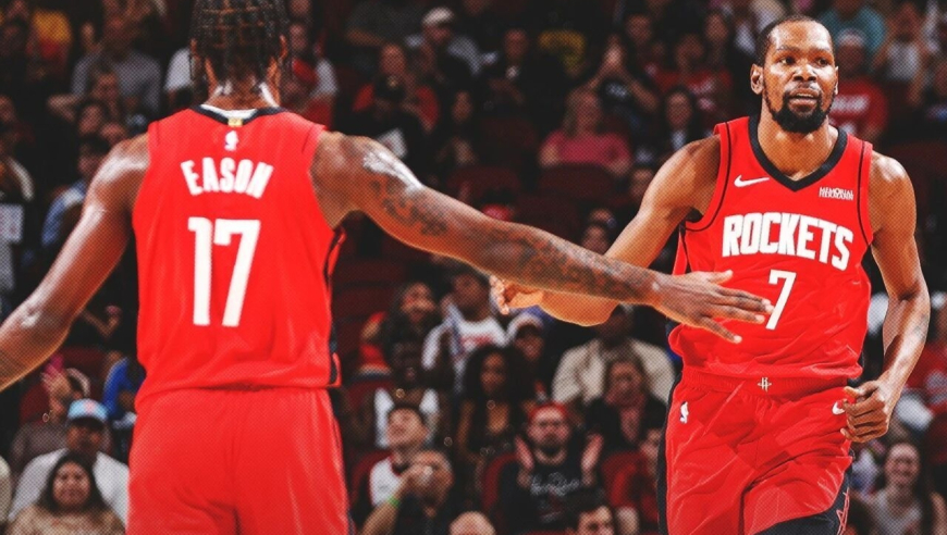 谢泼德打爆快船！杜兰特1000场20+！NBA历史第四人