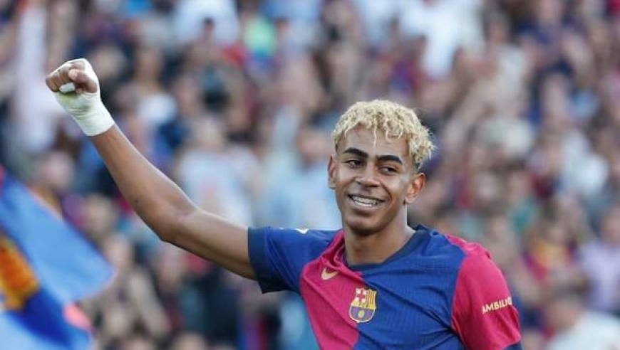 今晚西甲争冠关键之战！巴萨主帅第100战 亚马尔冲击两双