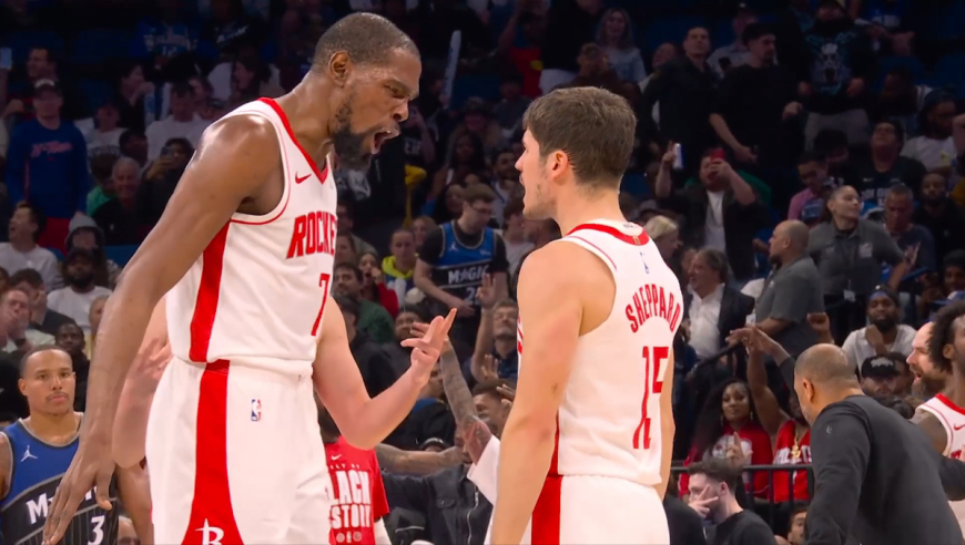 火箭魔术决胜时刻：谢泼德两记三分+KD4罚终结悬念 魔术连中三分为时已晚