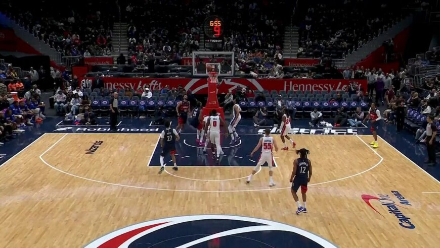 【回放】 NBA常规赛：活塞vs奇才第3节英文原声回放