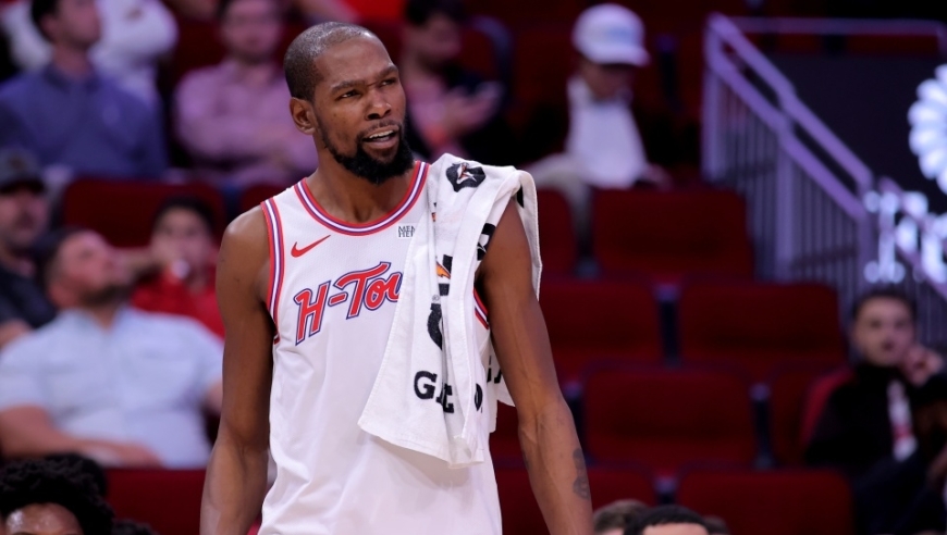 裁判拒绝火箭21分逆转，40秒连吹6次犯规，杜兰特申京空砍63分！