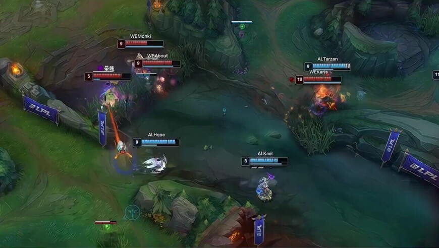 [LPL第一赛段淘汰赛]【AL vs WE】第三局速看