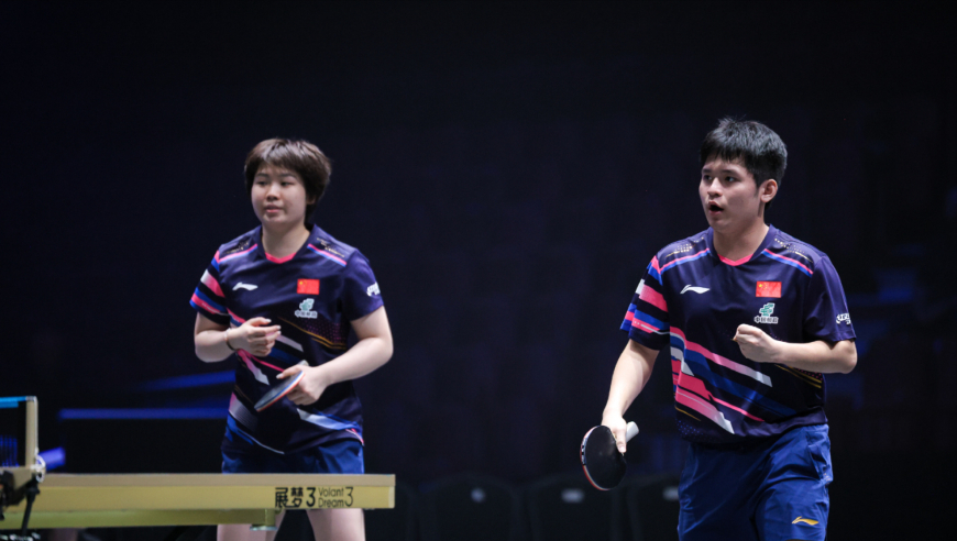 林诗栋/蒯曼vs黄镇廷/杜凯琹制胜局：轰11-4小石头光速反应