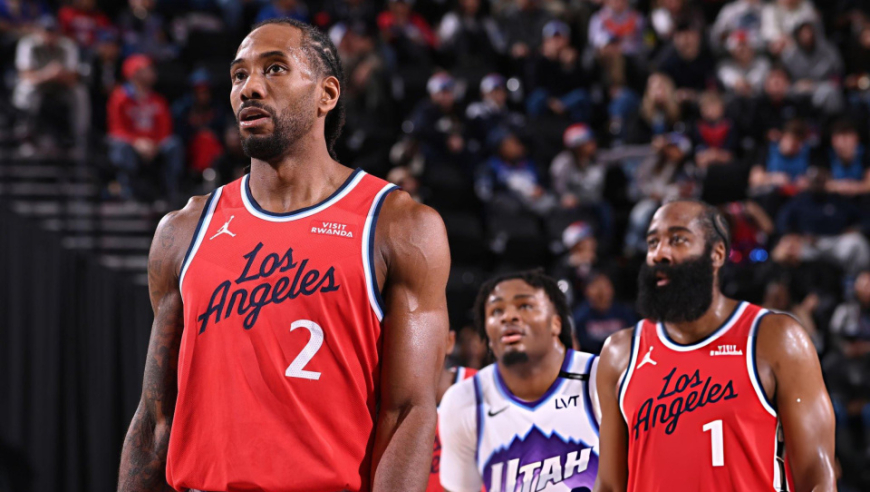 快船豪取六连胜！小卡45分哈登20+7 排名连升距附加赛仅1.5胜场