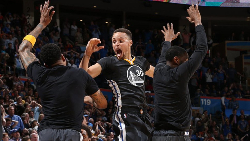 16年NBA赛季十大关键球：库里超远绝杀雷霆一举名垂青史