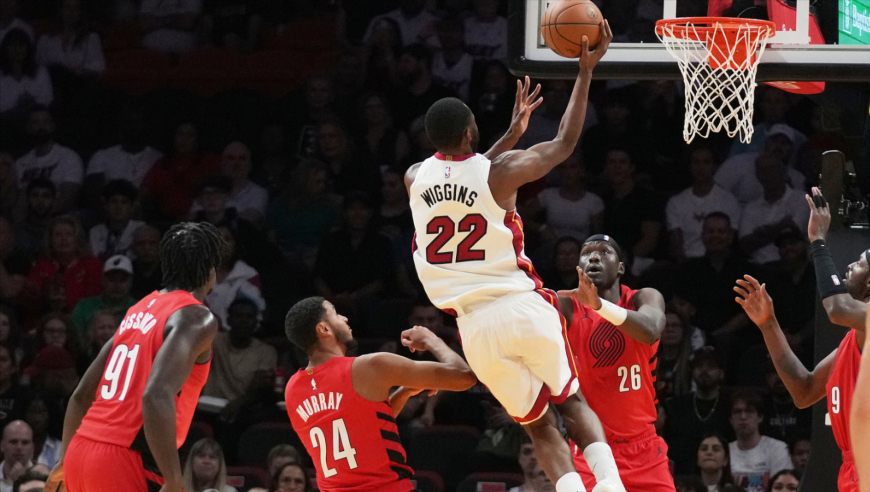 开拓者热火生死时刻：热火关键挑战改判 霍勒迪关键三分不中憾负