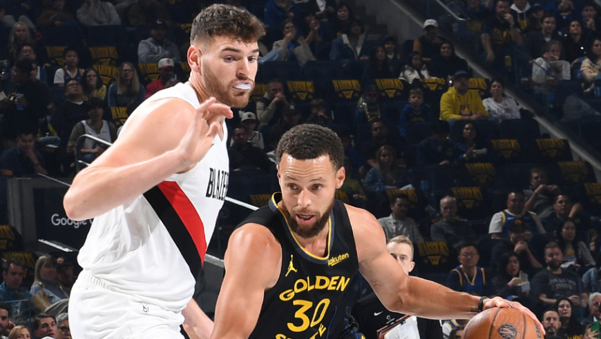 数据帝：38+9三分！库里刷新两项NBA纪录 悍将成队史近28年中锋首人