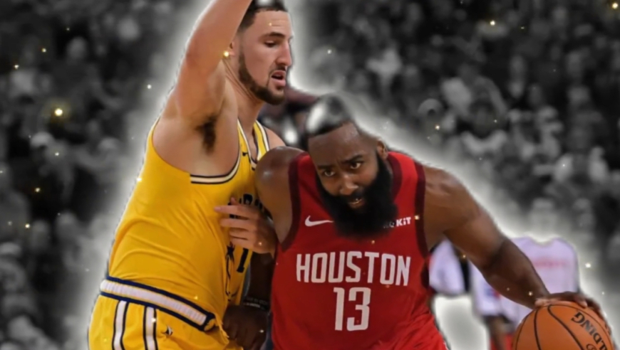 哈登封神之战！审判之投三分绝杀勇士，杜兰特界外救球看懵全世界｜体坛记忆