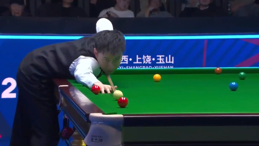 连续进攻够精彩！赵心童顶级手笔4-0领先，对手拍断大腿为你鼓掌！