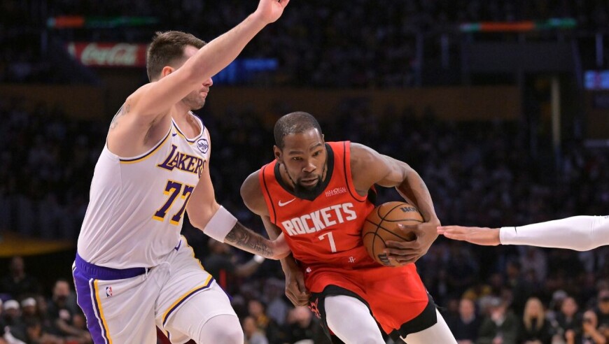 【集锦】火箭119-96湖人 杜兰特25+9率队大胜送湖人三连败