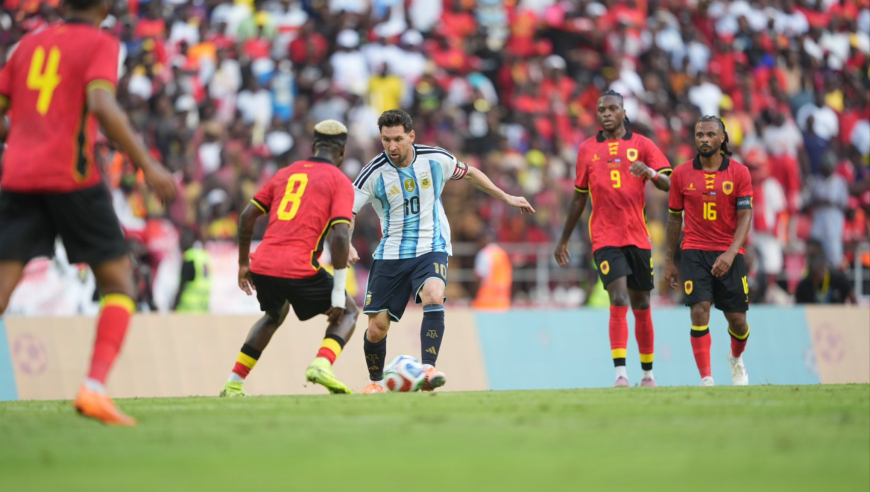 友谊赛：阿根廷2-0轻松战胜安哥拉 梅西、劳塔罗相互传射建功