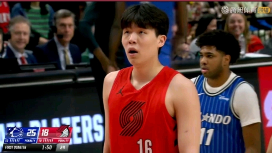 持续进步！杨瀚森战魔术全场表现合集 补篮命中&6分钟填满数据栏