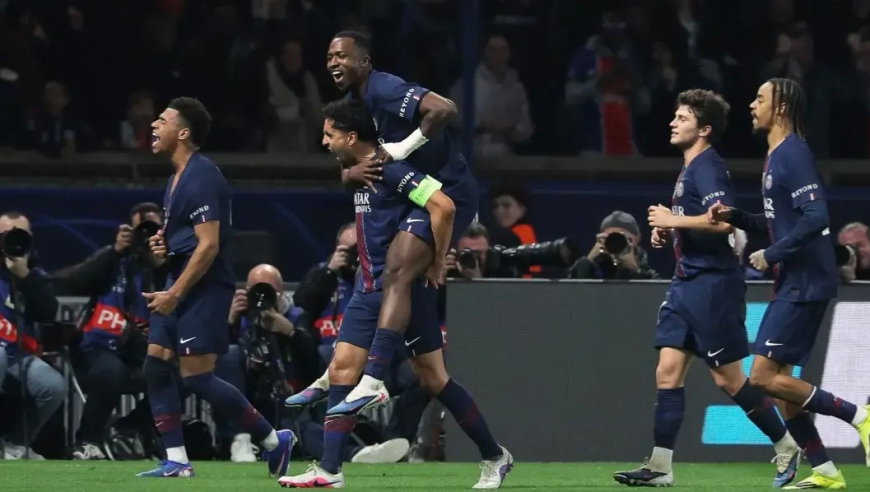 欧冠：大巴黎2-2摩纳哥 总分5-4晋级16强 马队、KK7破门