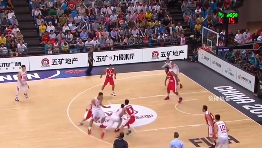2015长沙亚锦赛，中国男篮vs伊朗（上半场）锋线阵容豪华！攻击力超强｜体坛记忆